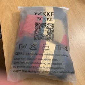 5 Pack YZKKE Women's Winter Knit Warm Thick Wool Crew Socks, Multi-Color OS NIP